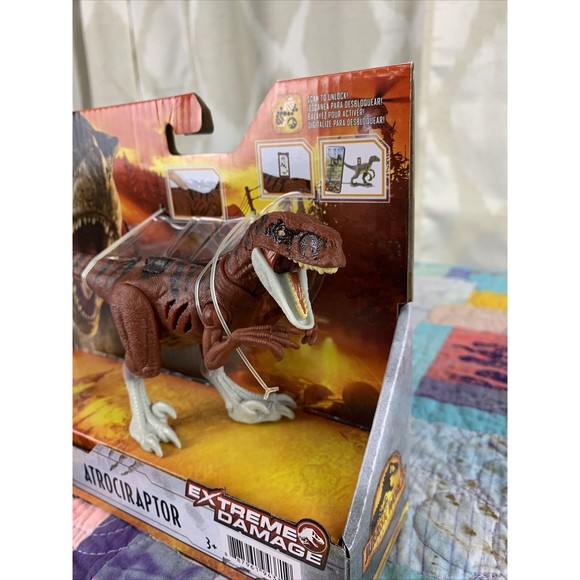 2021 Jurassic World Dominion Extreme Damage Atrociraptor Dino Action Figure NEW! - Picture 4 of 5